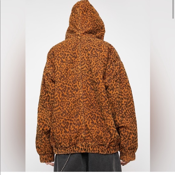 BDG Urban Outfitters Leopard Cheetah Corduroy Jacket Small - Picture 2 of 7